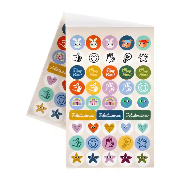 Block Con Stickers Escolar Casaideas