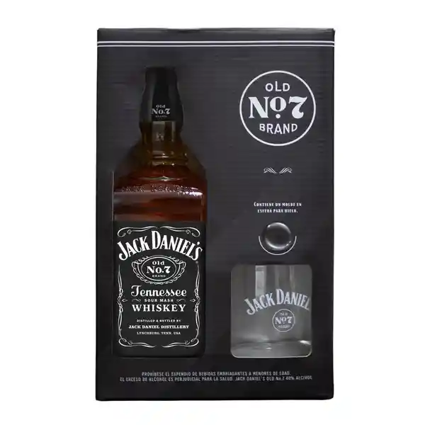 Jack Daniels Set Whisky + Vaso + Molde Esfera Para Hielo
