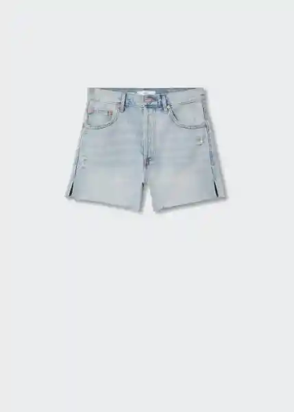 Short Andy Tejano Claro Talla 34 Mujer Mango