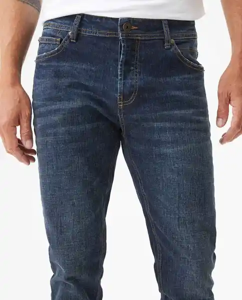 Jean Skinny Fit-Rider Oscuro Azul Clásico Oscuro 34/32 Chevignon