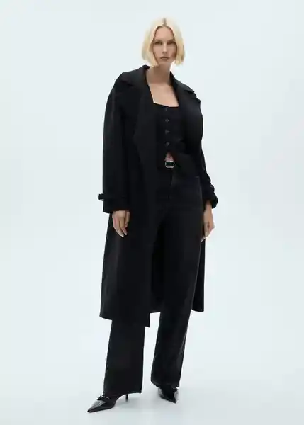 Chaleco Ava Negro Talla L Mujer Mango