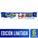 Jet Golosina Wafer Cuadrada Cookies & Cream 14 g x 6 Und