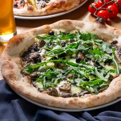Pizza crema funghi tartufata