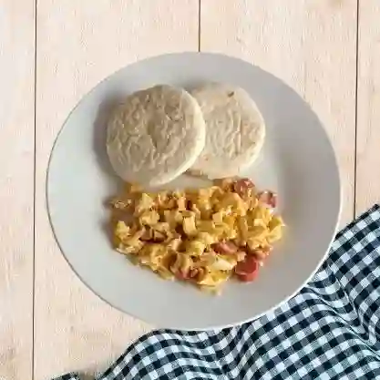 Huevos y Arepa