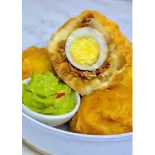 Papa Rellena (pollo)