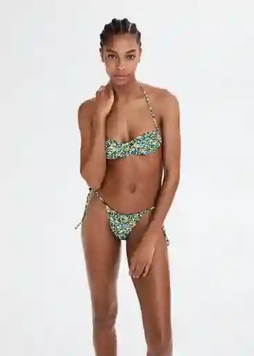 Top Bikini Bari Negro Talla L Mujer Mango