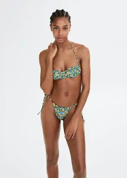 Top Bikini Bari Negro Talla L Mujer Mango