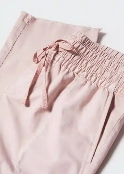 Pantalón Lena Rosa Pastel Talla 18 Mujer Mango