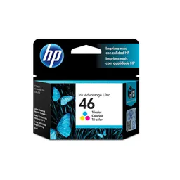 Hp Cartucho de Tinta 46 Tricolor