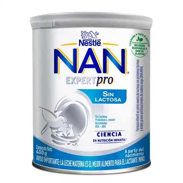 Fórmula infantil NAN Expert Pro Sin Lactosa x 400g