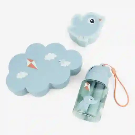 Done by Deer Set de Recipientes Para Niños Azul