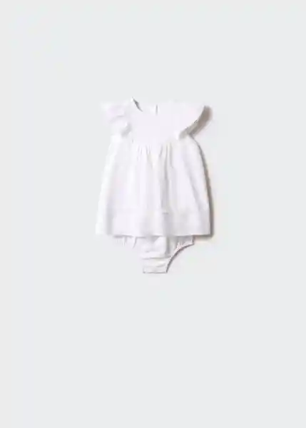 Vestido Bowie Offwhite Talla 67 Niños Mango