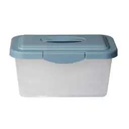 Krea Caja Organizadora Transparente Tapa Azul Tt 6 L