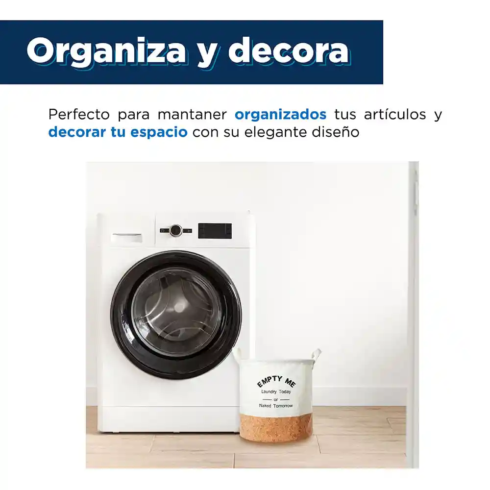 Miniso Organizador de Tela de Lavandería Suave Soft Wooden S