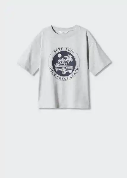 Camiseta Surftrip Gris Medio Vigoré Talla 10 Niños Mango