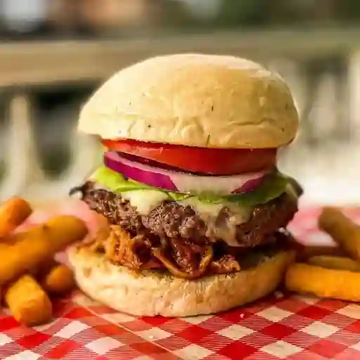Hamburguesa BBQ PORK