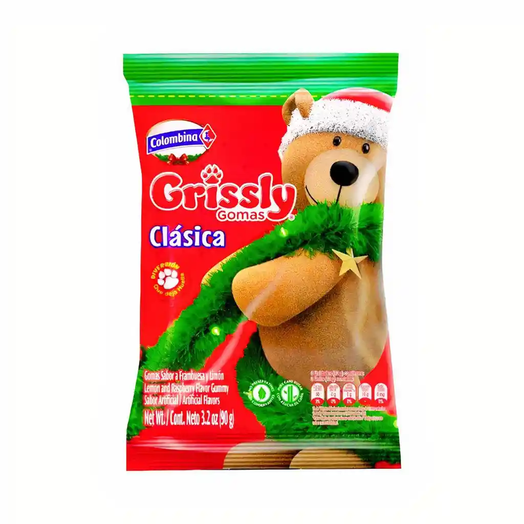 Grissly Goma Clásica Sabor Frambuesa