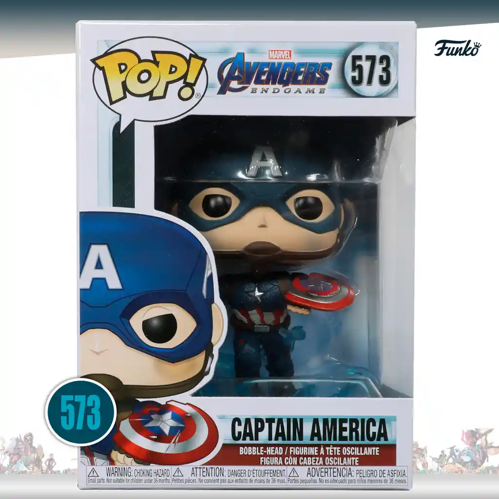 Funko Pop Figura Coleccionable Avengers Captain America