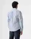 Camisa Hombre Azul Talla L 812G504_AZU154714 Americanino
