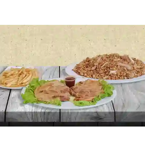 Chow Fan Chuleta Mediano