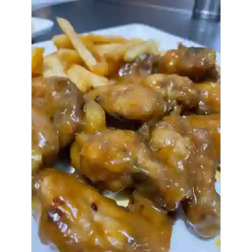 Alitas Miel Mostaza