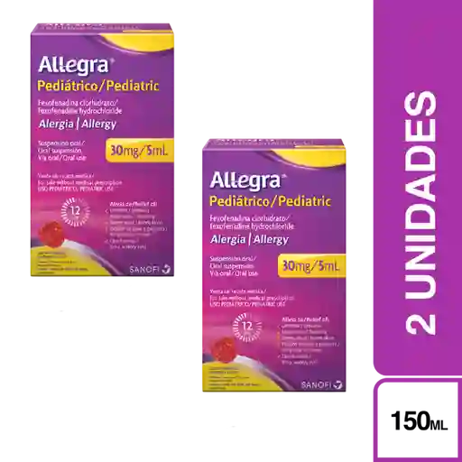 2 x Allegra Pediátrico