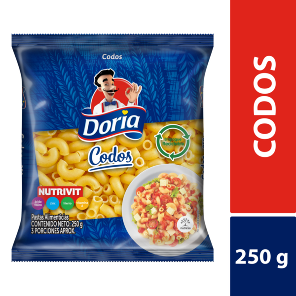 Doria Pasta Codo Clásico 250 g