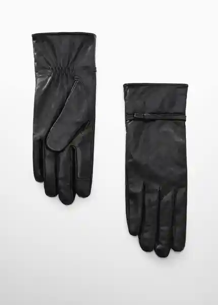 Guantes Ona Negro Talla M Mujer Mango