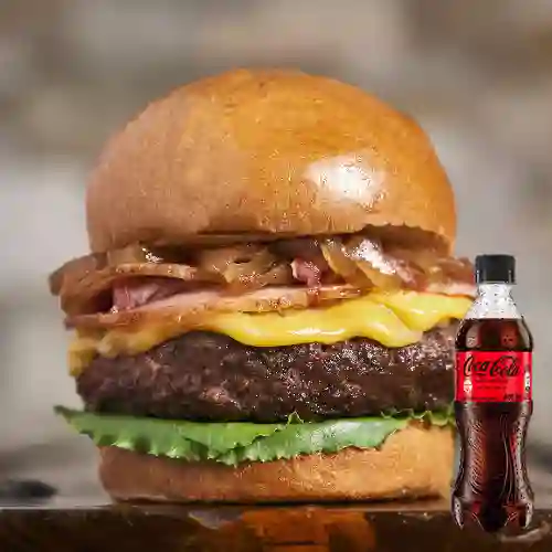 Combo Bacon Texas + Coca Cola Sin Azúcar 400 ml