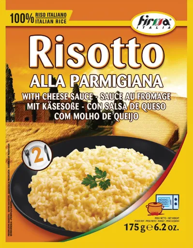 Firma Italia Risotto Con Salsa de Queso Parmesano