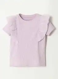 Camiseta Manga Corta Violeta Talla 4T