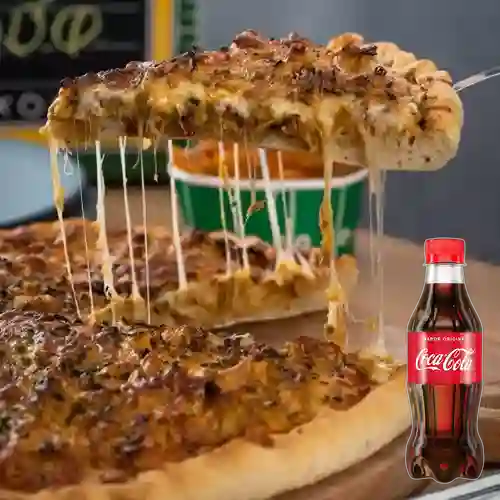 Combo Pizza Mixta de 4 Porciones 21Cm +cocacola 250Ml