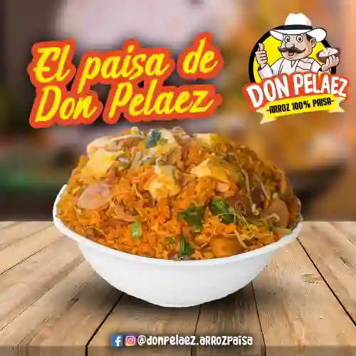 el Paisa de Don Pelaez 3 Porciones