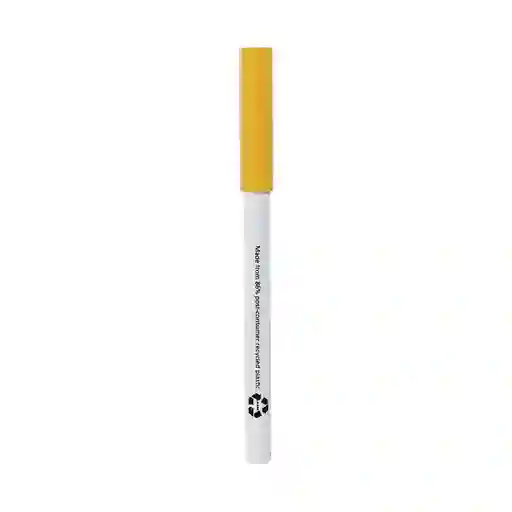Bolígrafo Con Tapa Amarilla y Tinta Negra Miniso