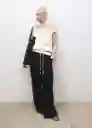 Pantalón Rubi Negro Talla S Mujer Mango