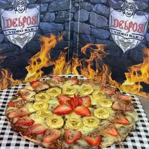 Pizza Nutella Banano