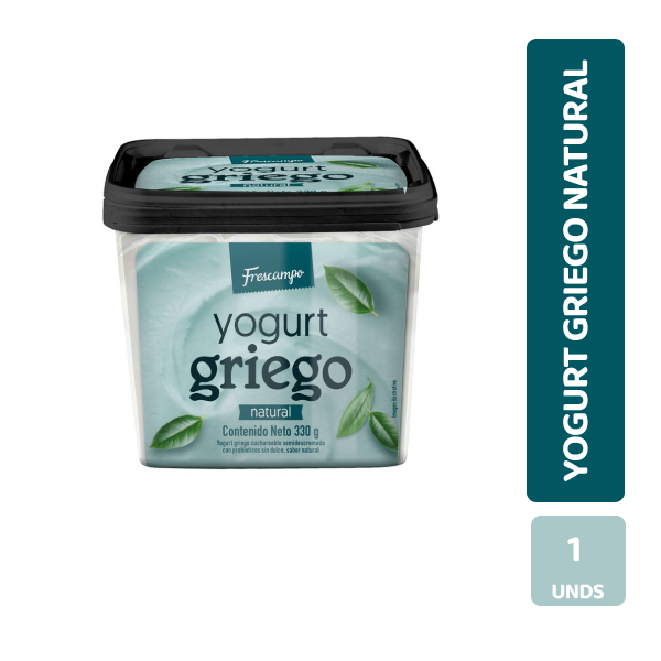 Yogurt Griego Natural Frescampo 317 ml