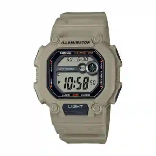 Reloj Iluminator Hombre Beige W737HX-5AVDF Casio