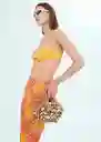 Bolso P Shelly Beige Mujer Mango