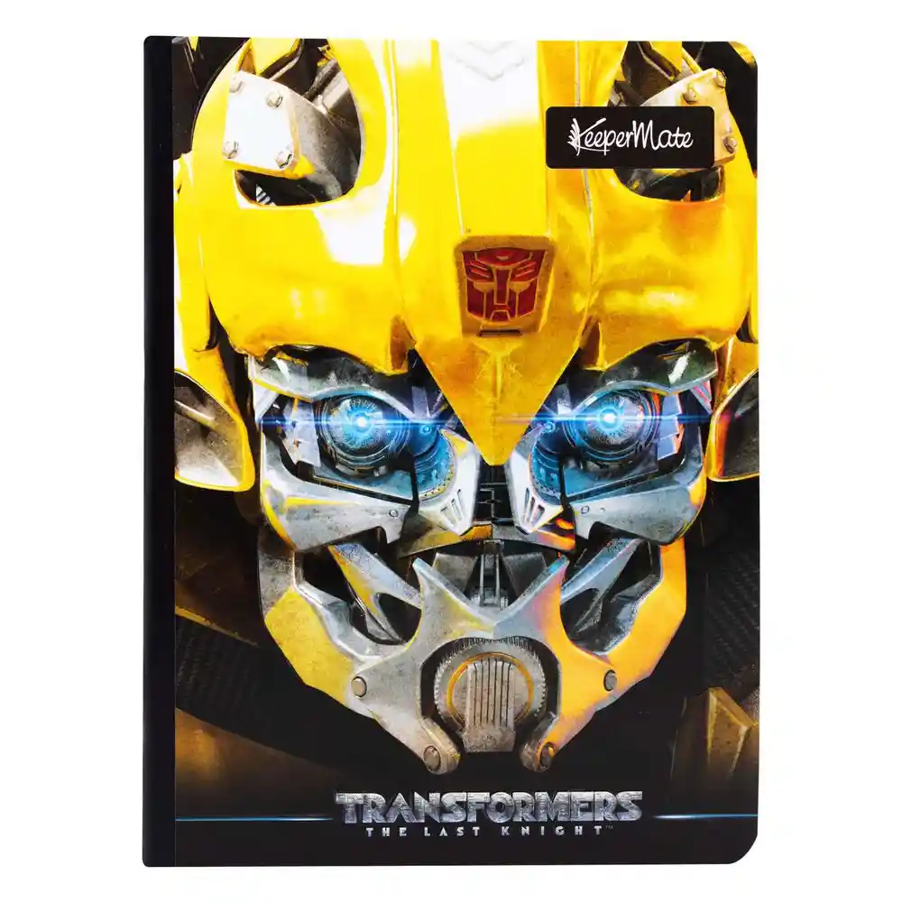 Keepermate Cuaderno Transformers Rayado Cosido 50 Hojas