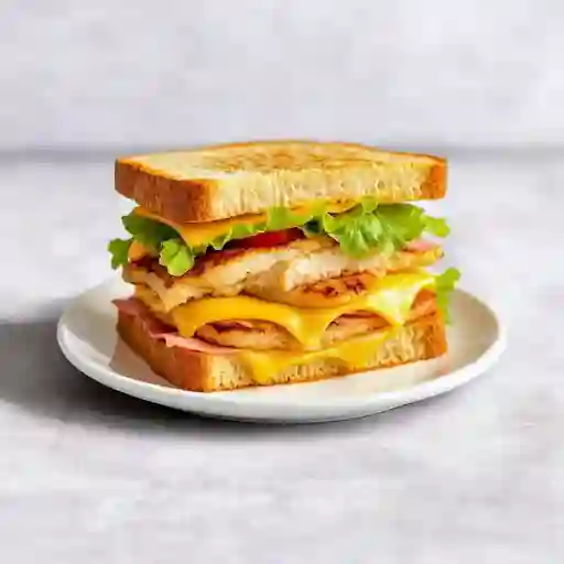 Sandwich Doble Pechuga+Jamon + Queso
