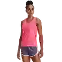 Under Armour Polera Fly by Tank Rosado Para Mujer Talla MD