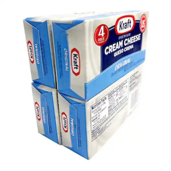 Kraft Queso Crema 4 Unidades / / 8 Oz