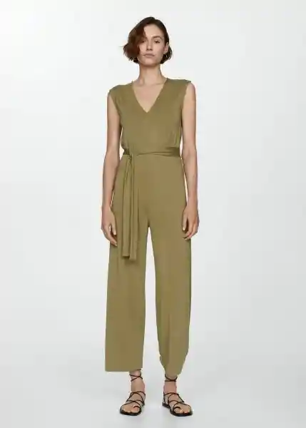 Mono Cupi Khaki Talla XL Mujer Mango