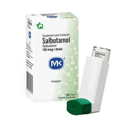 Mk Salbutamol Suspensión para Inhalación (100 mcg)