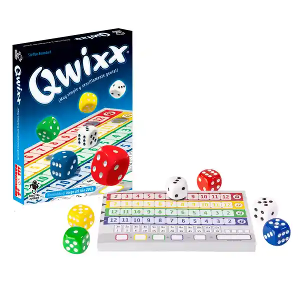 Juego De Mesa Qwixx Mercurio