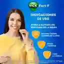 Vick Fort-9 multisintomas gripal con Acetaminofen Clorfeniramina y fenilefrina con 12 cápsulas