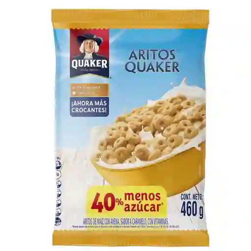 Quaker Cereal Aritos con Sabor a Caramelo