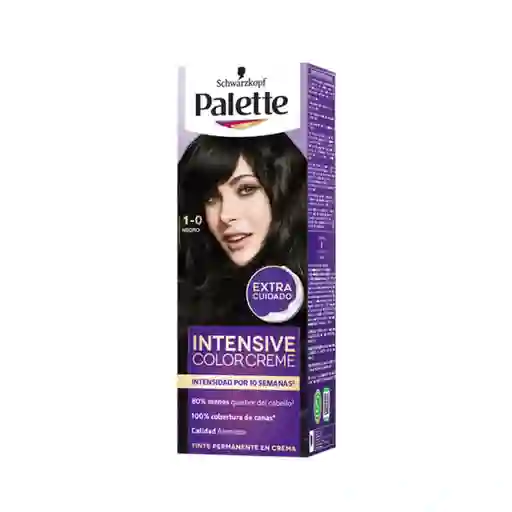 Tinte Palette Color Creme 1-0 Negro