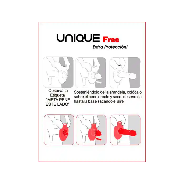 Uniq Condón Free-Extra Protección